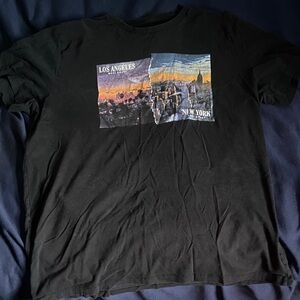 Aeropostale Black Graphic Tee